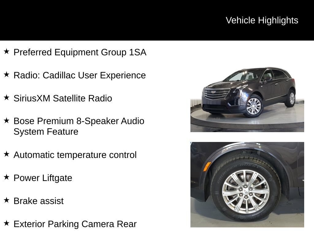 Used 2018 Cadillac XT5 FWD w/ LPO, Wheel Lock Package image 7