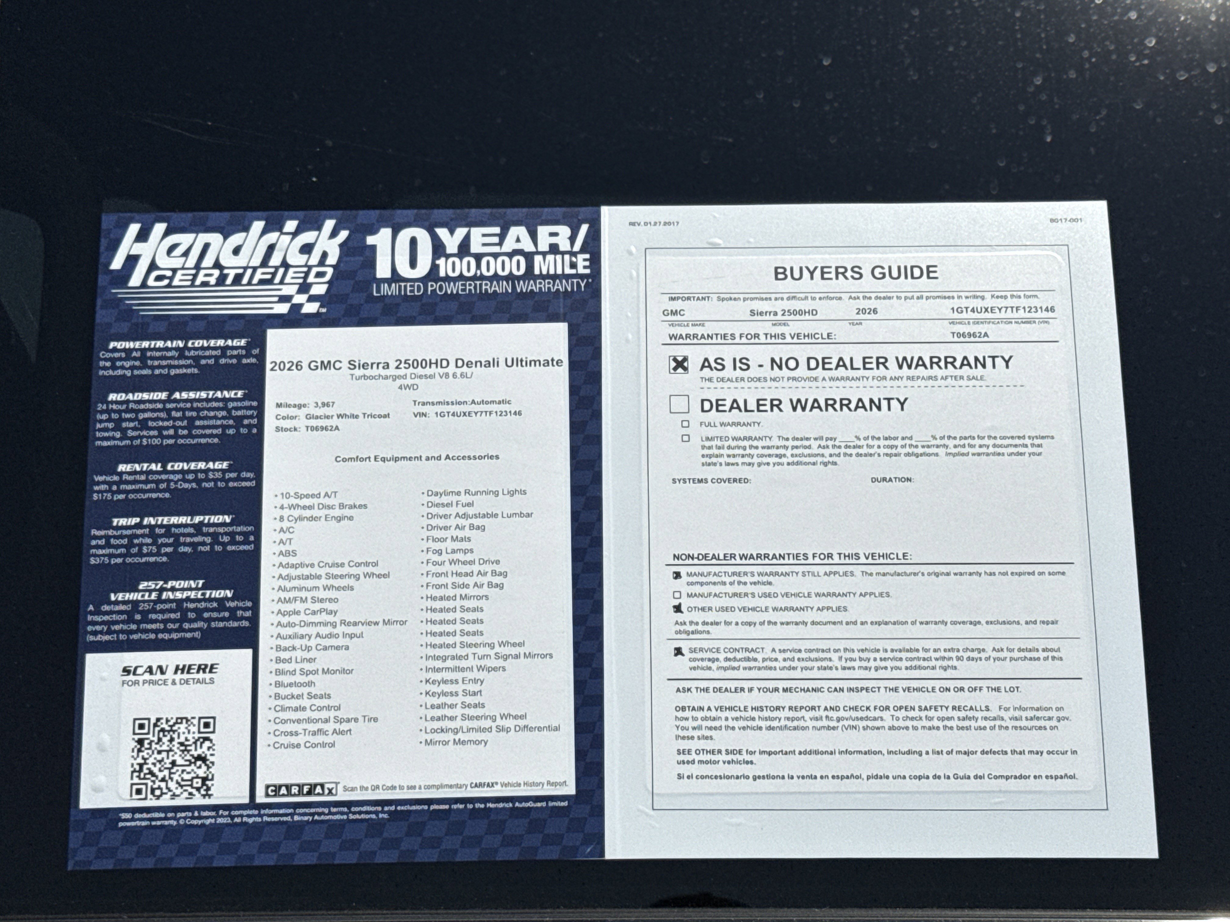 Used 2026 GMC Sierra 2500 Denali Ultimate AWD/4WD image 40