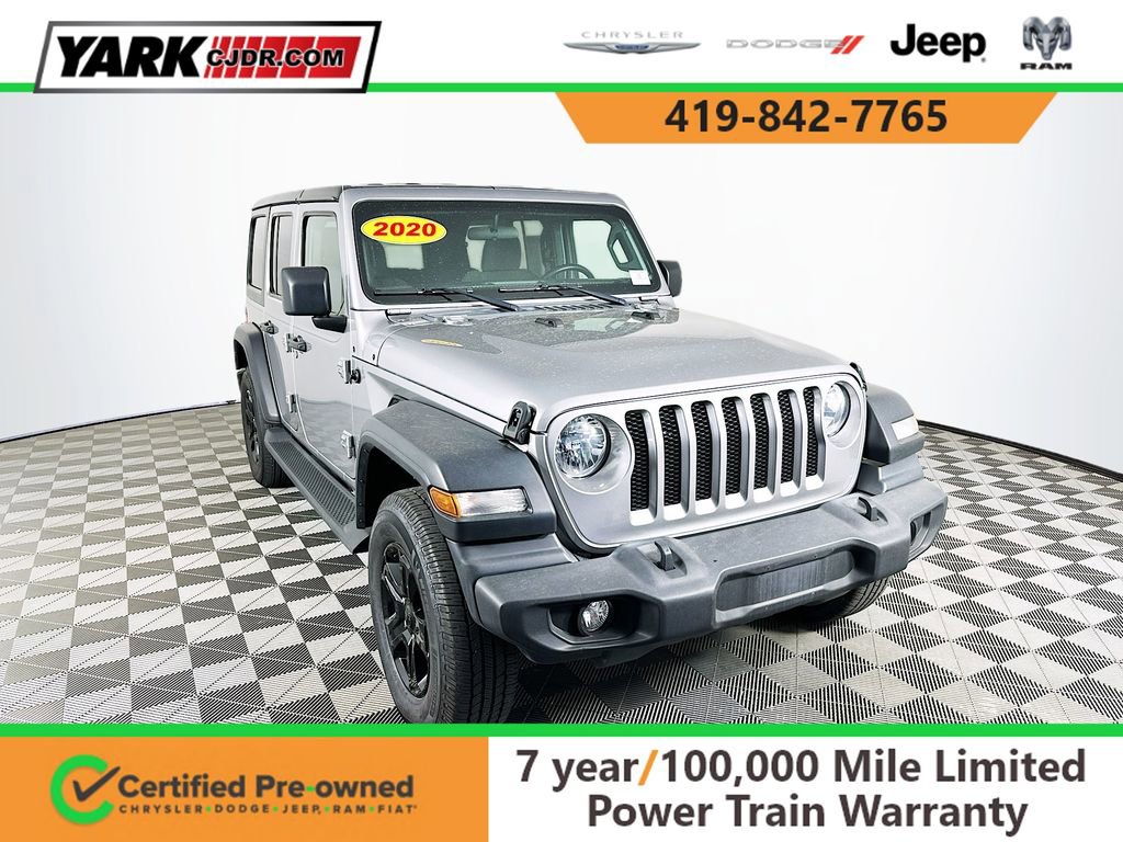 Certified 2020 Jeep Wrangler Unlimited Sport S image 1