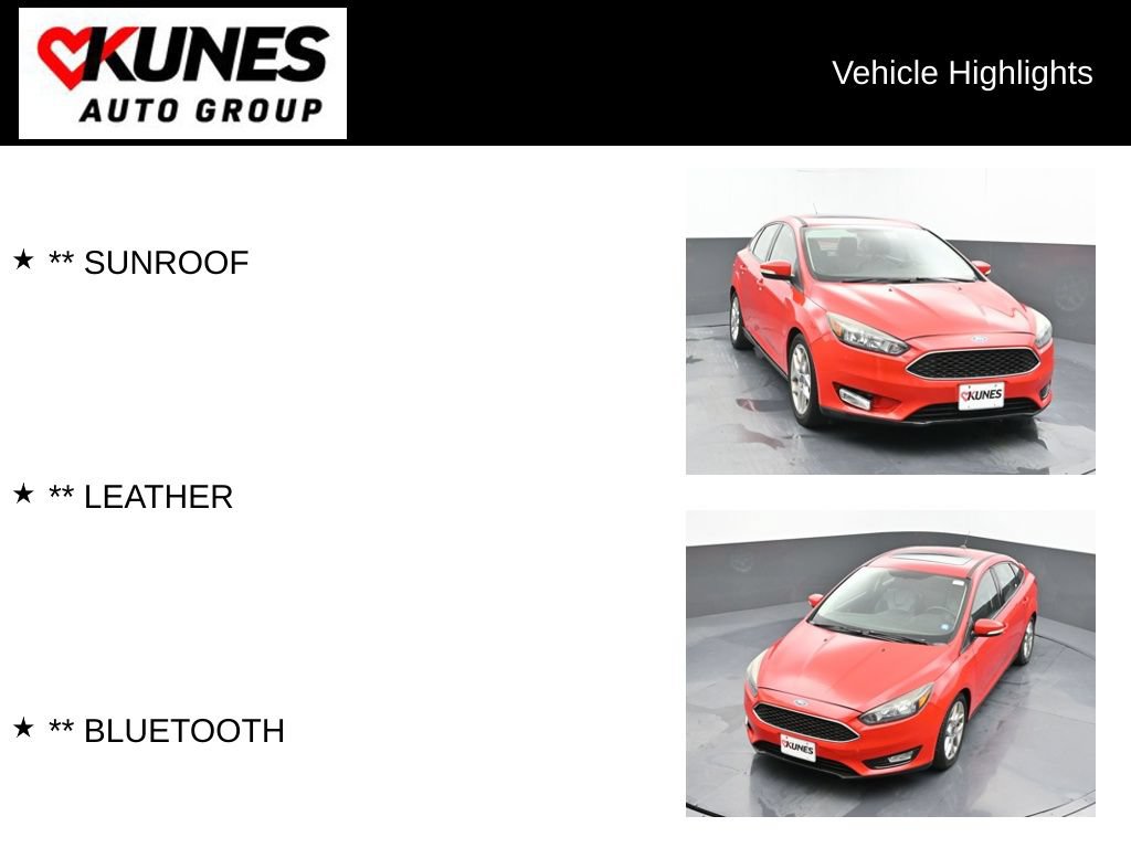Used 2015 Ford Focus SE w/ Equipment Group 201A FWD video 2