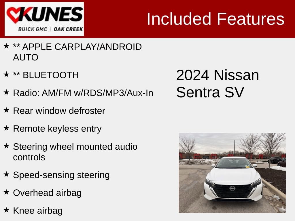 Used 2024 Nissan Sentra SV image 2