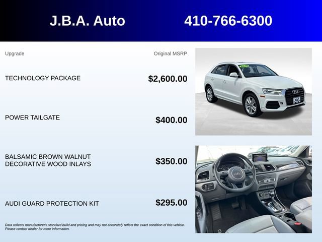 Used 2016 Audi Q3 2.0T Premium Plus w/ Technology Package AWD/4WD image 5