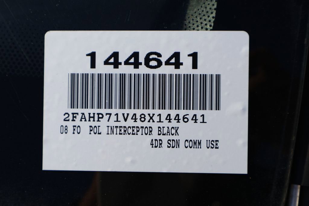 Used 2008 Ford Crown Victoria Police Interceptor RWD image 7