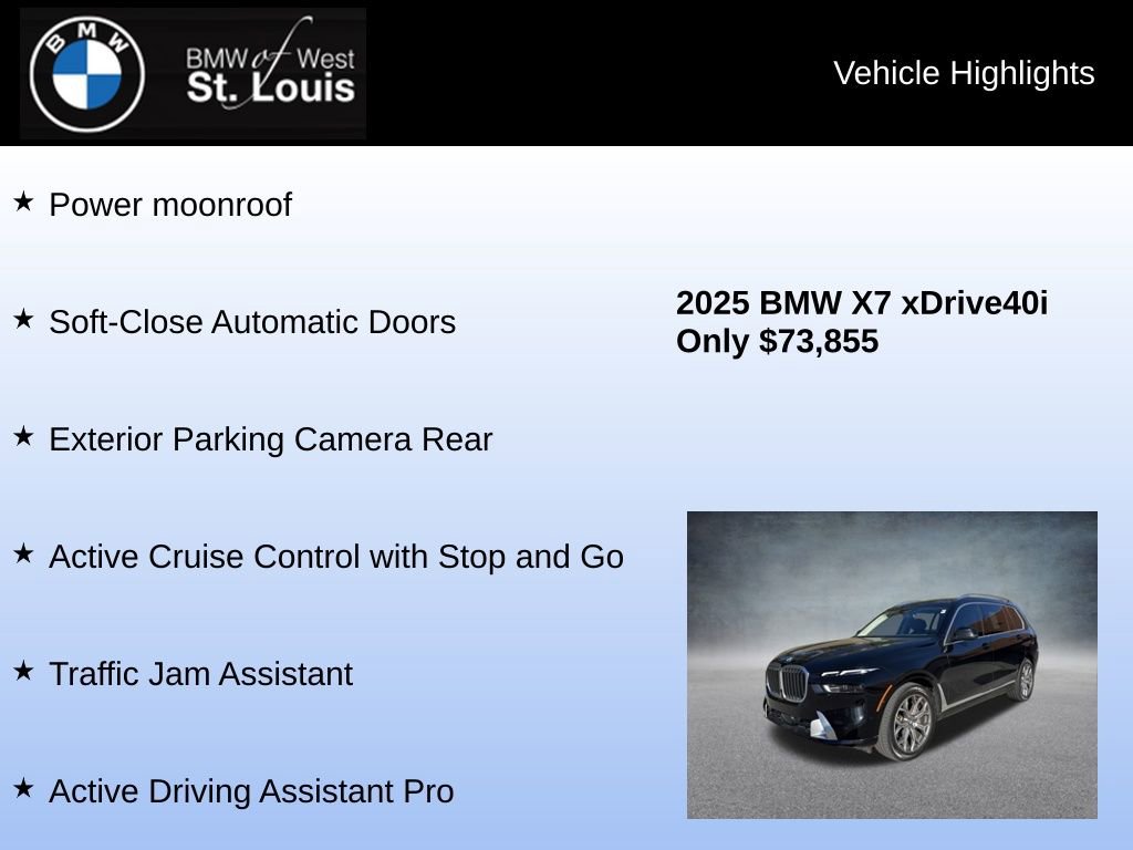 Used 2025 BMW X7 xDrive40i image 24