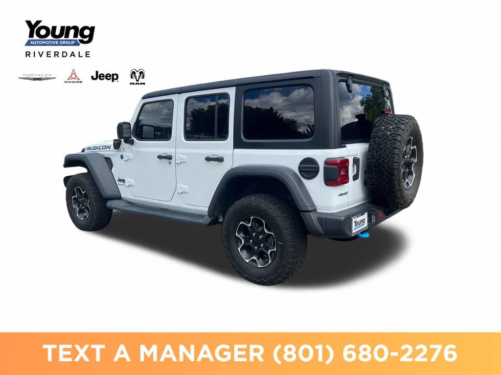 Used 2023 Jeep Wrangler Unlimited Rubicon 4xe AWD/4WD image 3