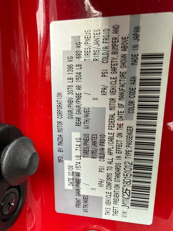 Used 2008 MAZDA MX-5 Miata Grand Touring w/ Premium Pkg RWD image 14