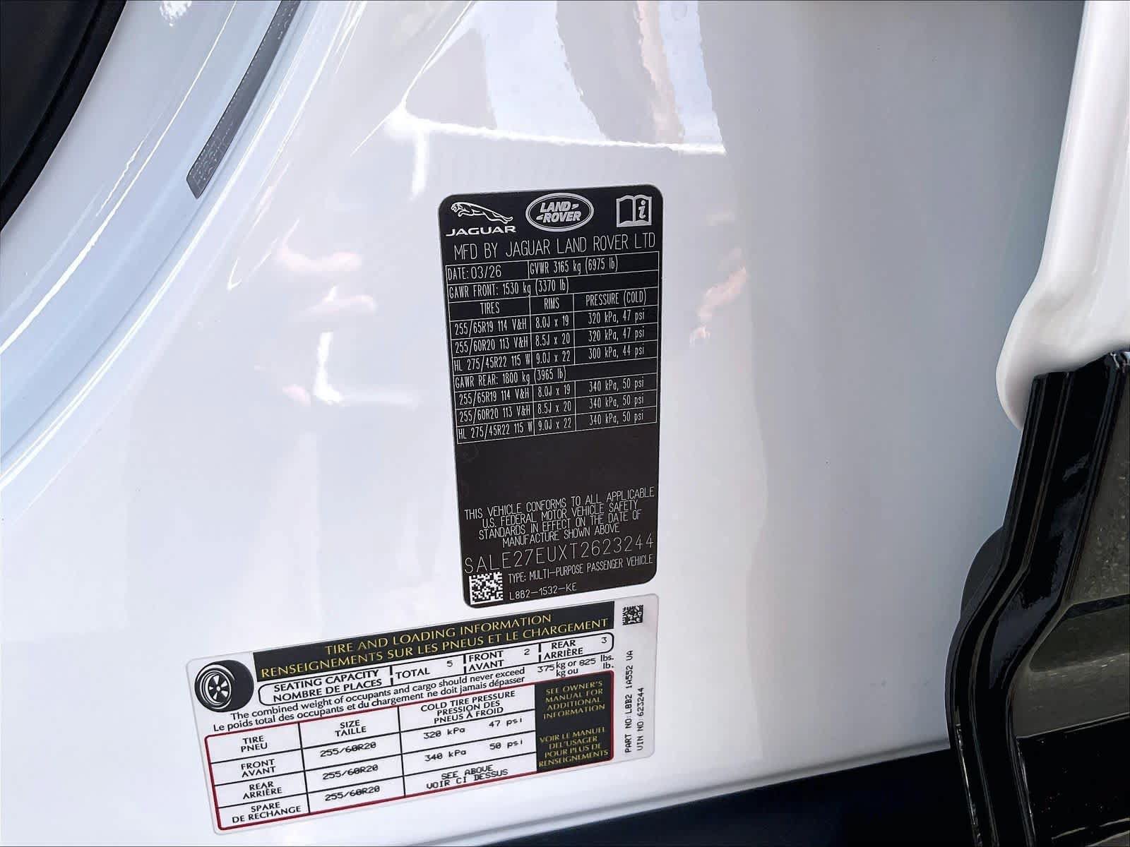 New 2026 Land Rover Defender 110 X-Dynamic SE AWD/4WD image 36