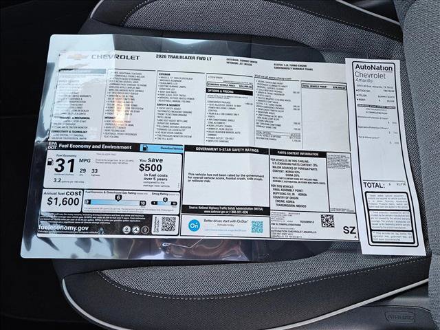 New 2026 Chevrolet TrailBlazer LT w/ Convenience Package image 18