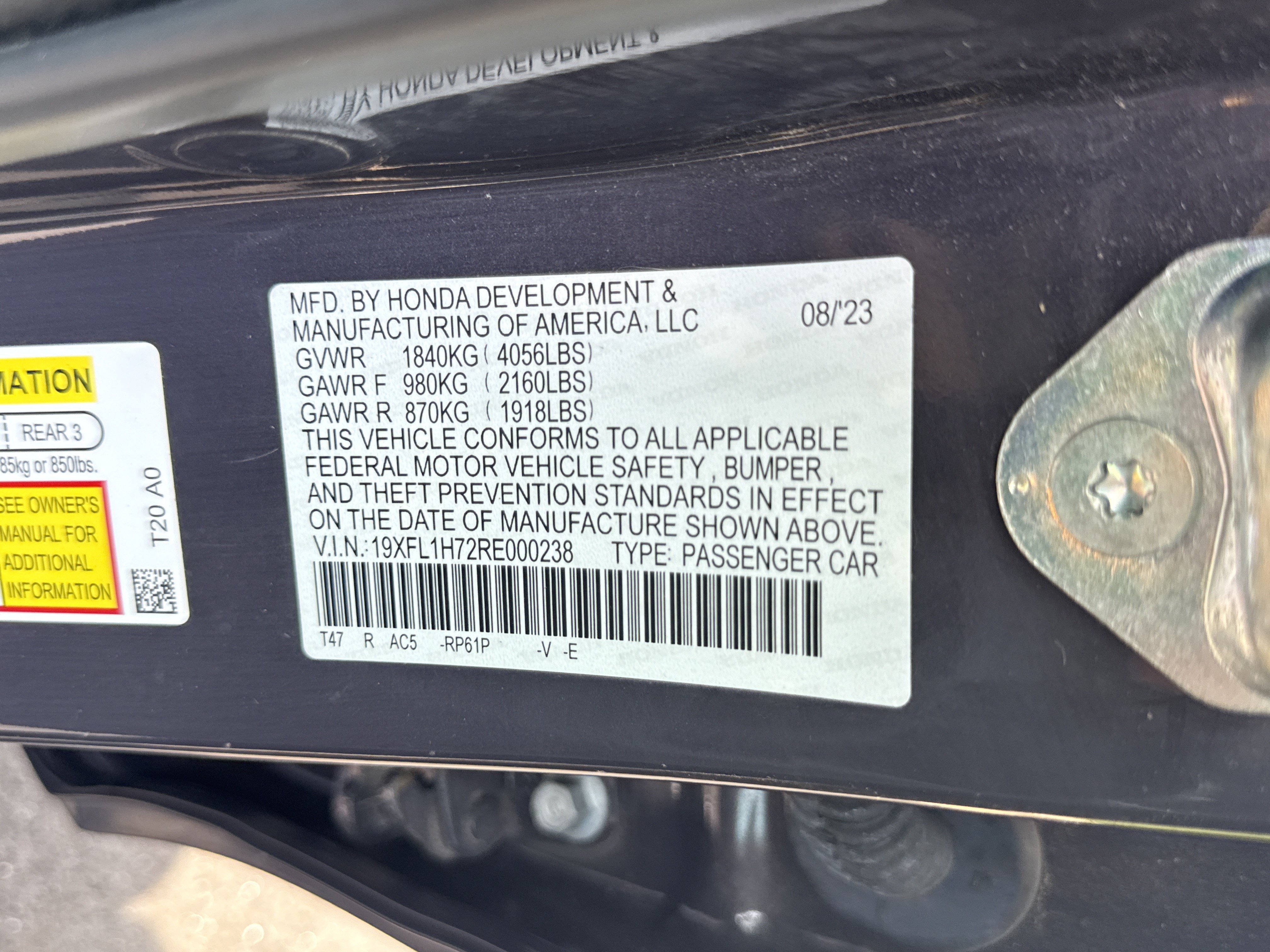 Used 2024 Honda Civic EX-L image 35