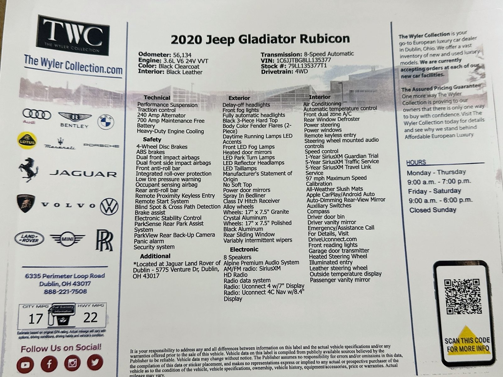 Used 2020 Jeep Gladiator Rubicon AWD/4WD image 47