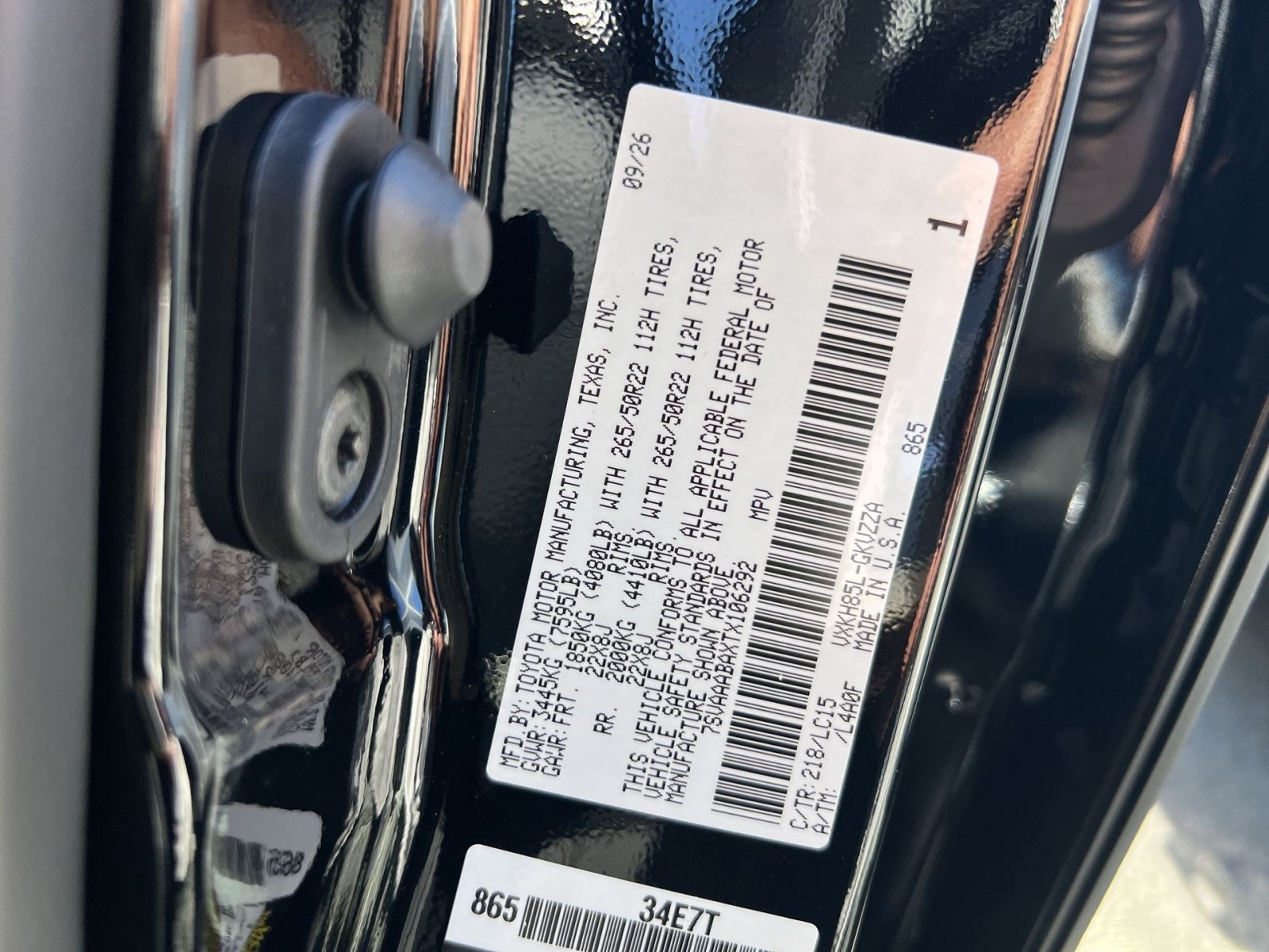 New 2026 Toyota Sequoia Capstone AWD/4WD image 22
