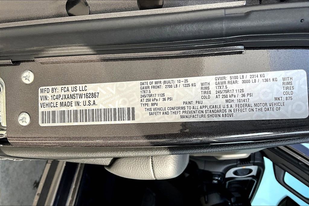 New 2026 Jeep Wrangler Sport S image 24