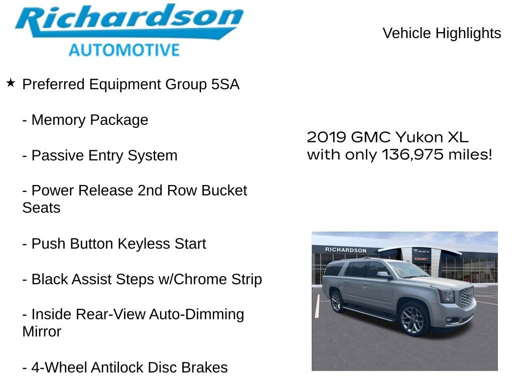 Used 2019 GMC Yukon XL Denali w/ Denali Ultimate Package image 11