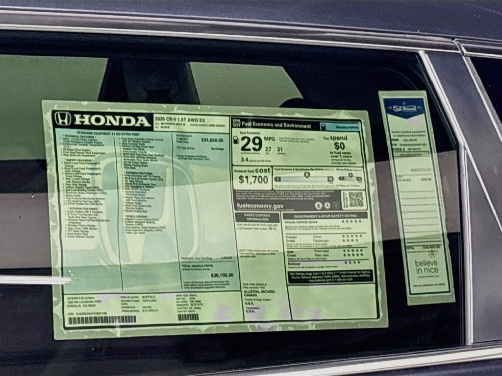 New 2026 Honda CR-V EX image 24