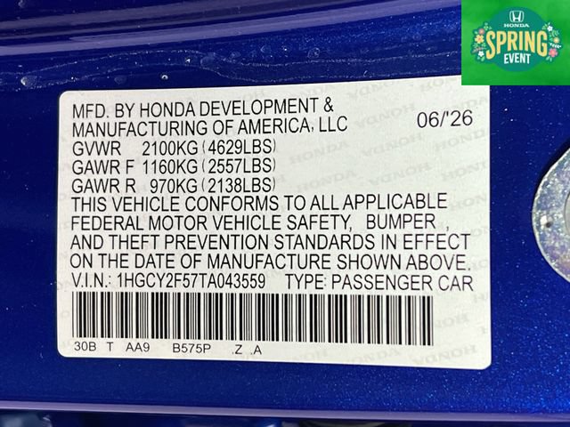 New 2026 Honda Accord Sport image 33