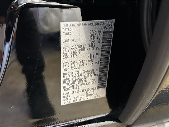 Used 2025 Nissan Frontier PRO-4X w/ Pro Convenience Package image 30