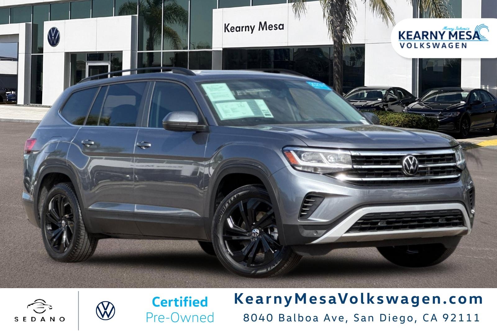 Used 2023 Volkswagen Atlas SE w/ Panoramic Sunroof Package