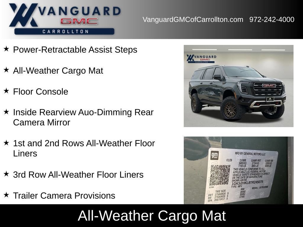 New 2026 GMC Yukon XL AT4 w/ AT4 Premium Plus Package AWD/4WD image 21