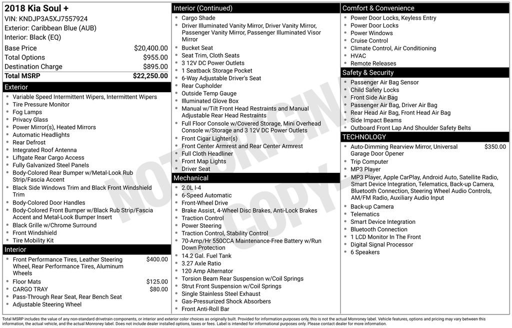 Used 2018 Kia Soul + FWD image 6