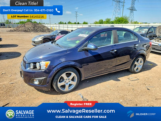 Used 2015 Chevrolet Sonic LTZ w/ Advanced Safety Package FWD image 1