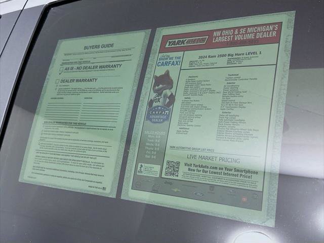 Certified 2024 RAM 2500 Big Horn w/ Bed Utility Group image 16