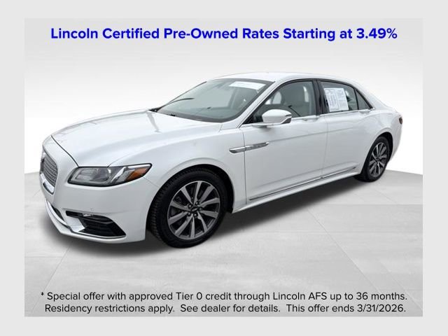 Used 2020 Lincoln Continental AWD w/ Convenience Package