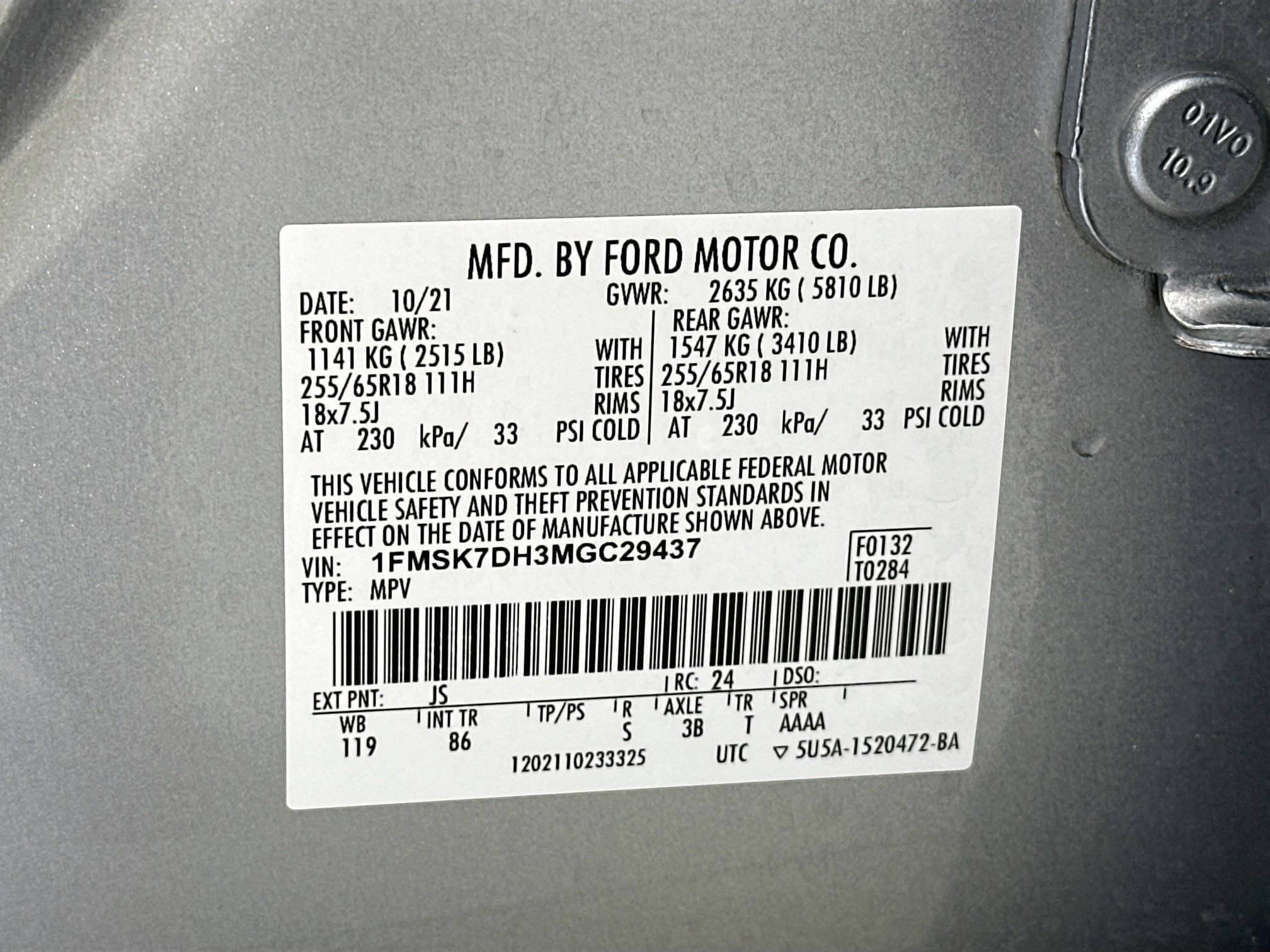 Used 2021 Ford Explorer XLT RWD image 32