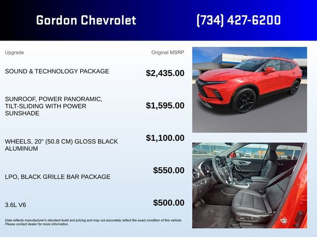 Used 2025 Chevrolet Blazer LT w/ Sound & Technology Package image 5