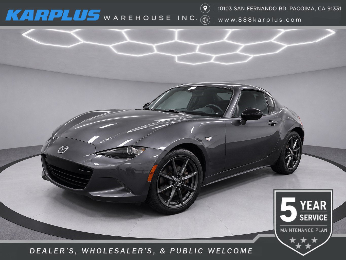 Used 2018 MAZDA MX-5 Miata RF Club RWD image 1