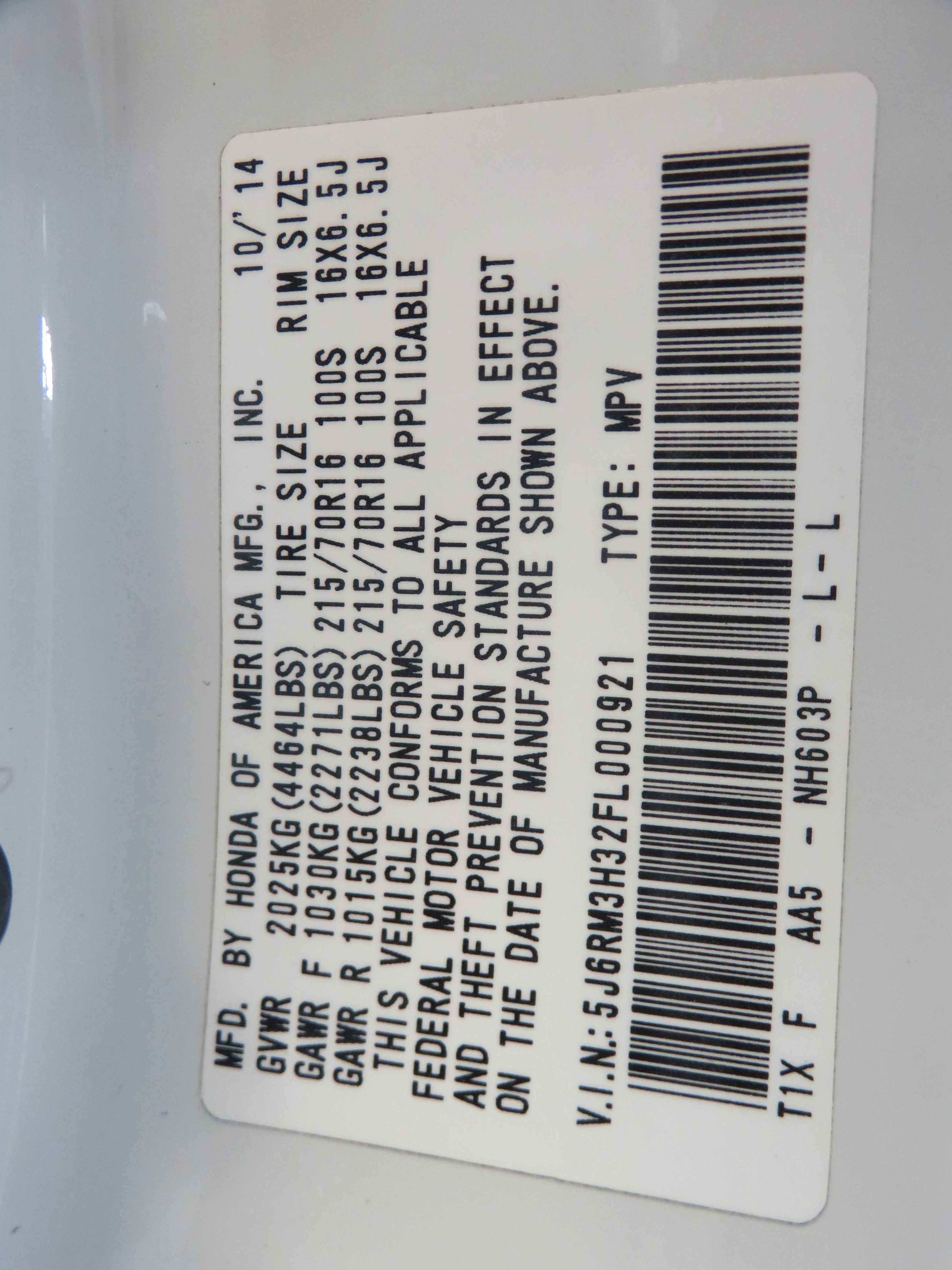 Used 2015 Honda CR-V LX image 71