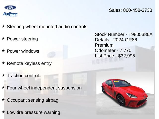 Used 2024 Toyota GR86 Premium RWD image 10