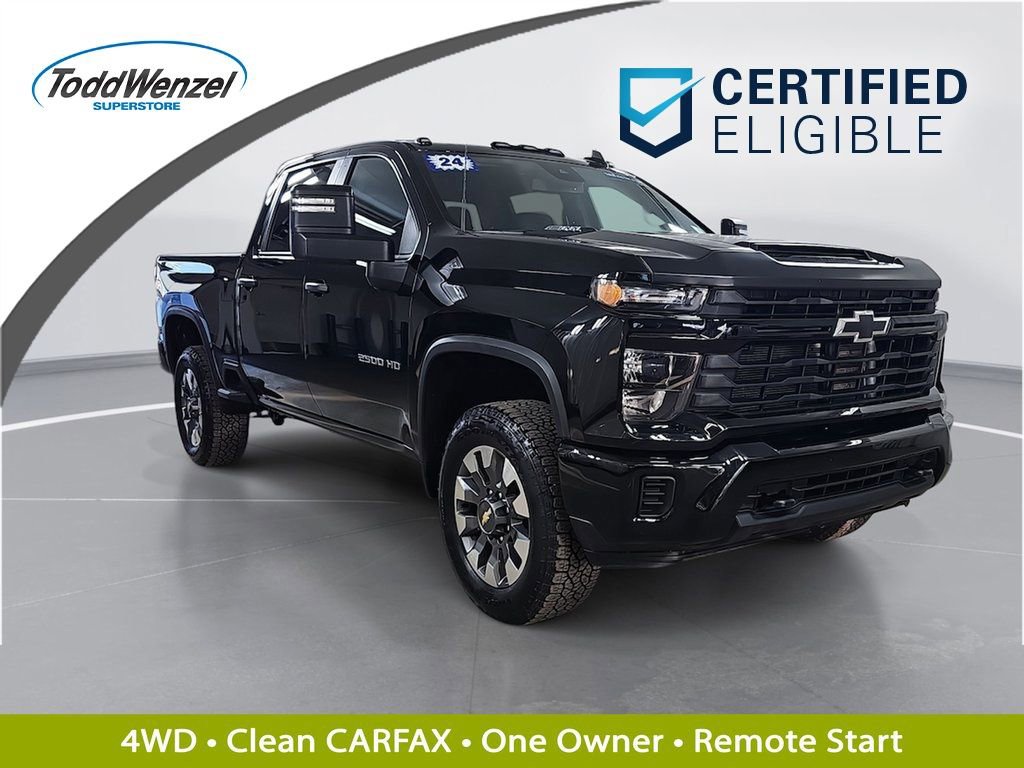Certified 2024 Chevrolet Silverado 2500 Custom w/ Custom Value Package image 1