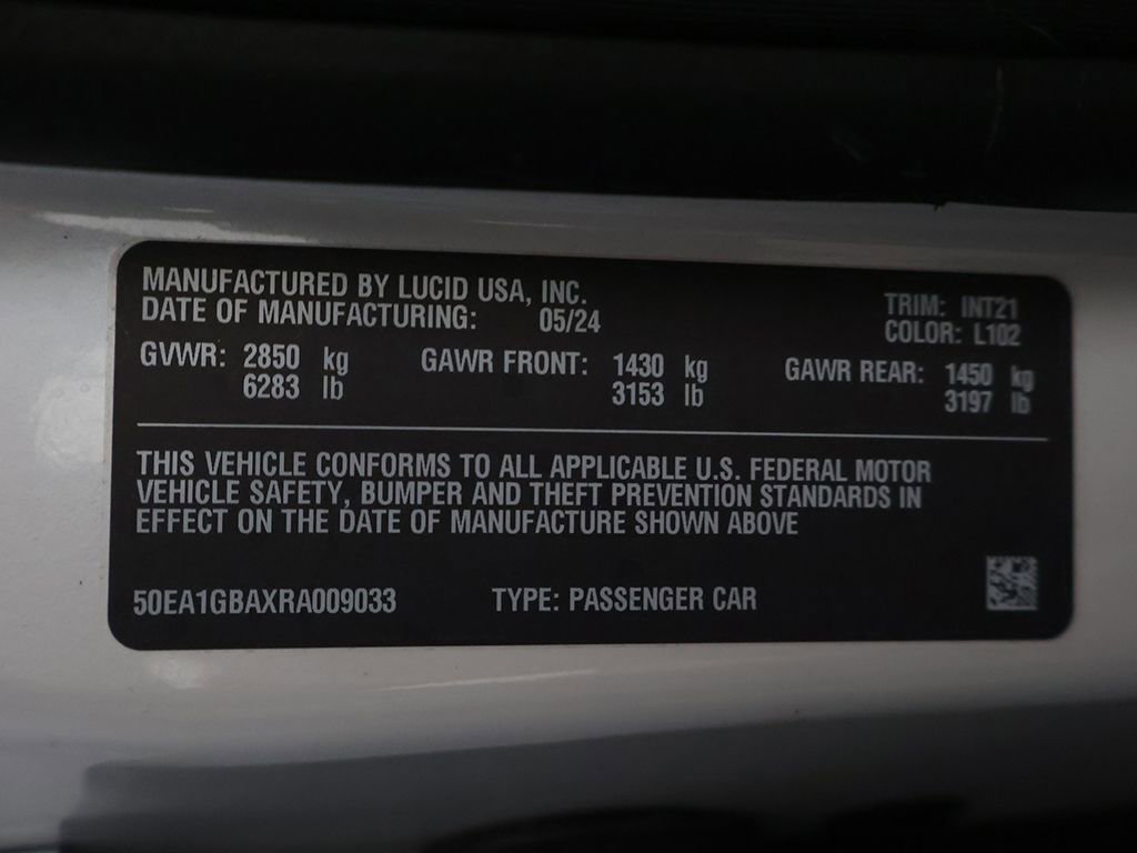 Used 2024 Lucid Air Grand Touring AWD/4WD image 65