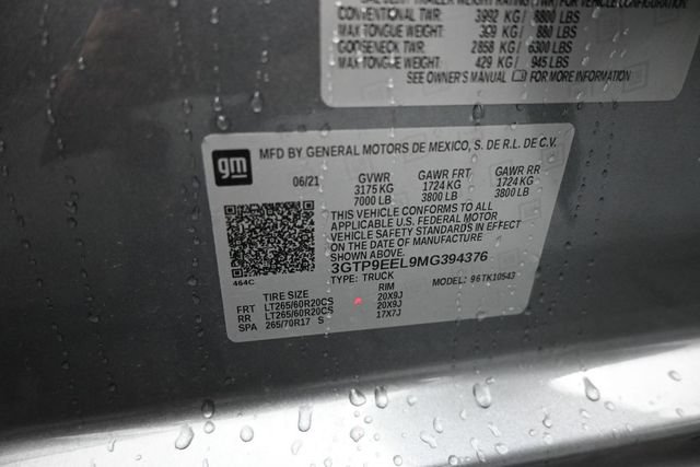 Used 2021 GMC Sierra 1500 AT4 w/ AT4 Preferred Package AWD/4WD image 9