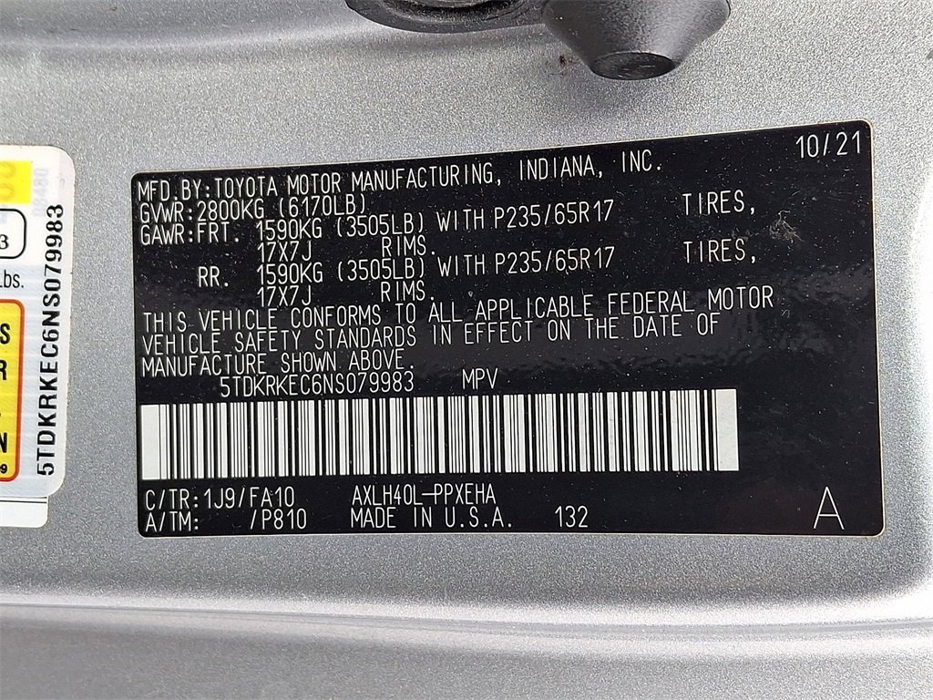 Used 2022 Toyota Sienna LE image 26