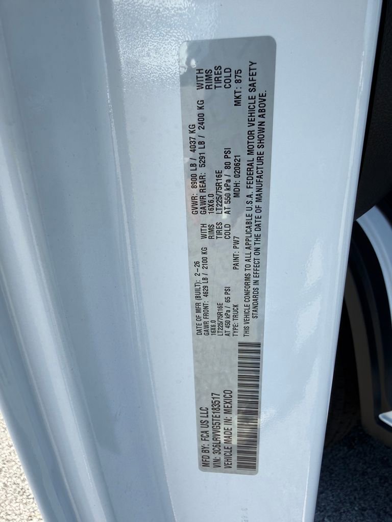 New 2026 RAM ProMaster 2500 w/ Convenience Group image 29