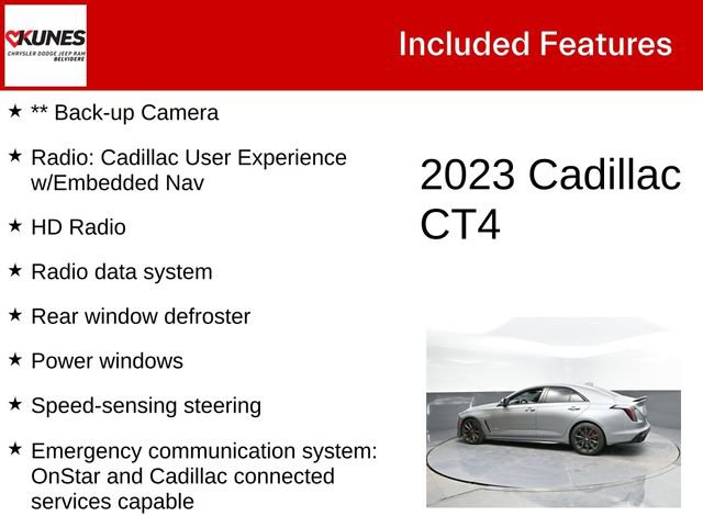 Used 2023 Cadillac CT4 V Blackwing w/ Driver Assist Package image 3
