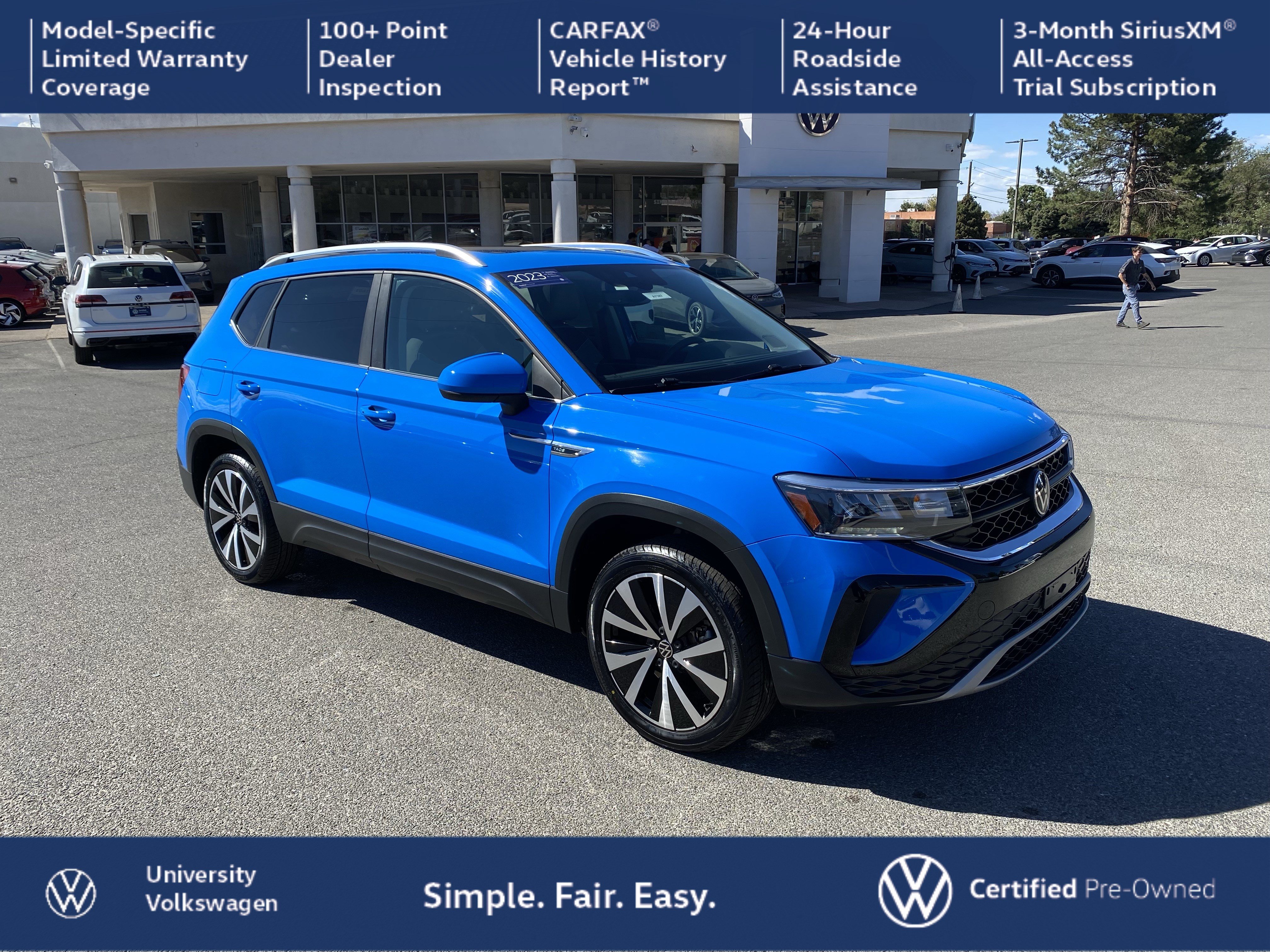 Certified 2023 Volkswagen Taos SE w/ Panoramic Sunroof Package