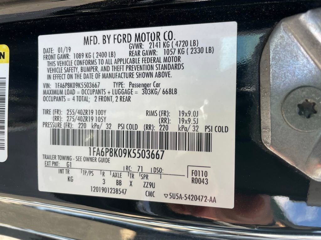 Used 2019 Ford Mustang Bullitt w/ Bullitt Electronics Package RWD image 44