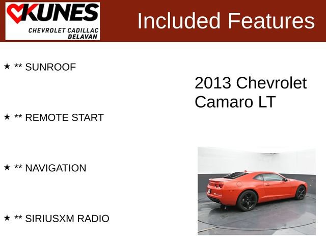 Used 2013 Chevrolet Camaro LT w/ RS Package RWD image 3