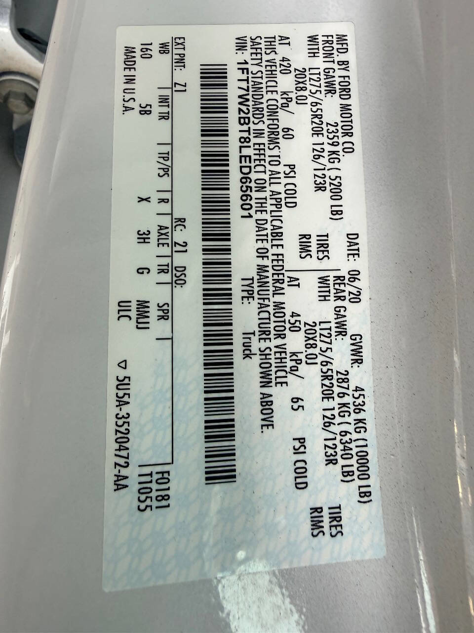 Used 2020 Ford F250 Lariat w/ Chrome Package AWD/4WD image 42