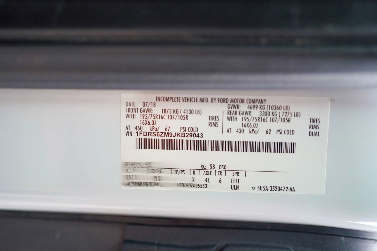 Used 2018 Ford Transit 350 138 DRW image 31