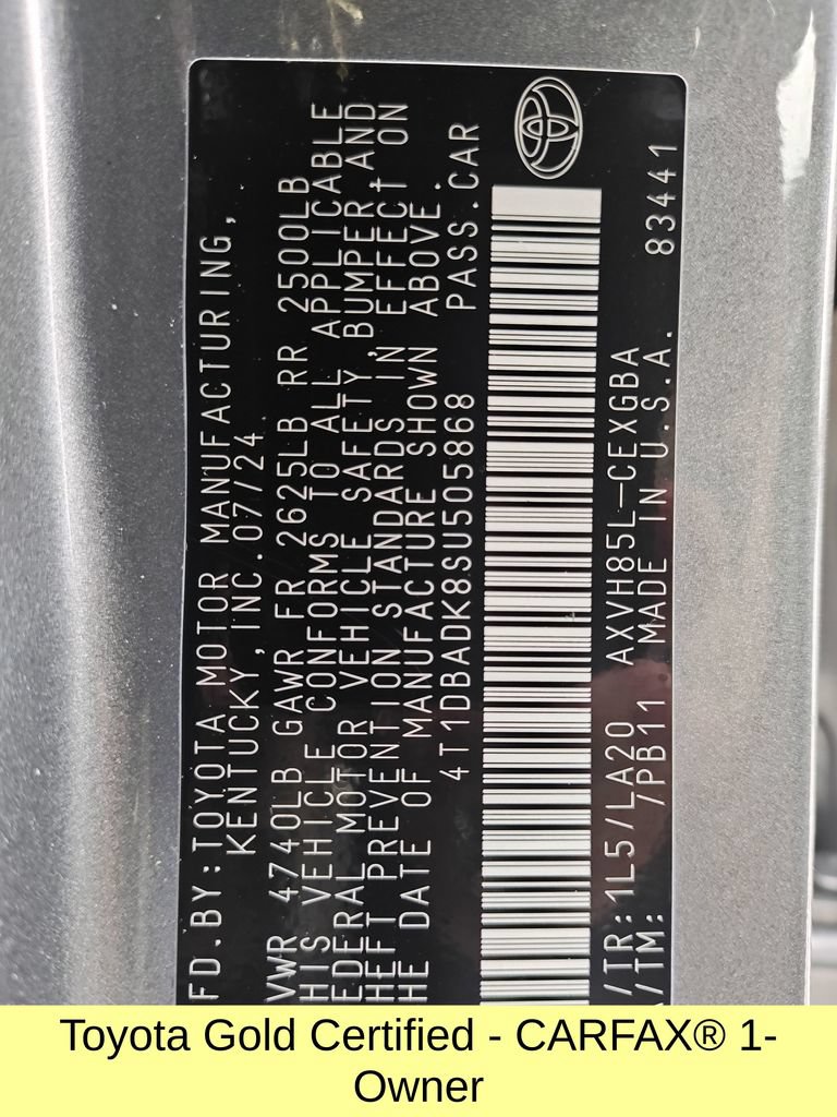 Certified 2025 Toyota Camry XLE AWD/4WD image 29