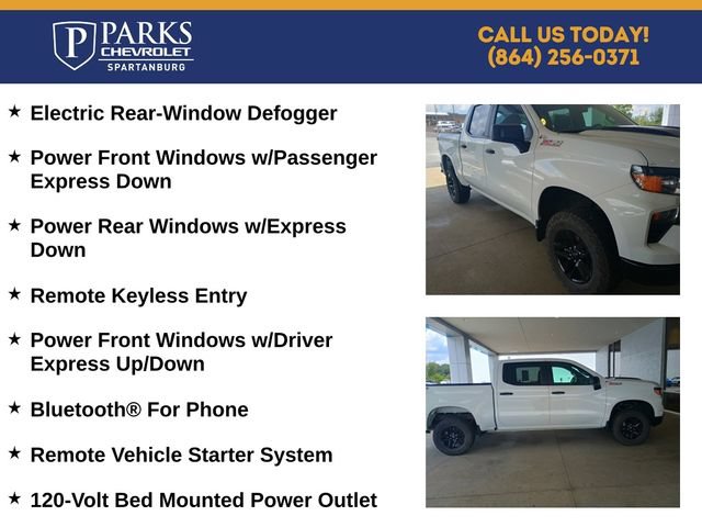 Certified 2025 Chevrolet Silverado 1500 Custom Trail Boss AWD/4WD image 6