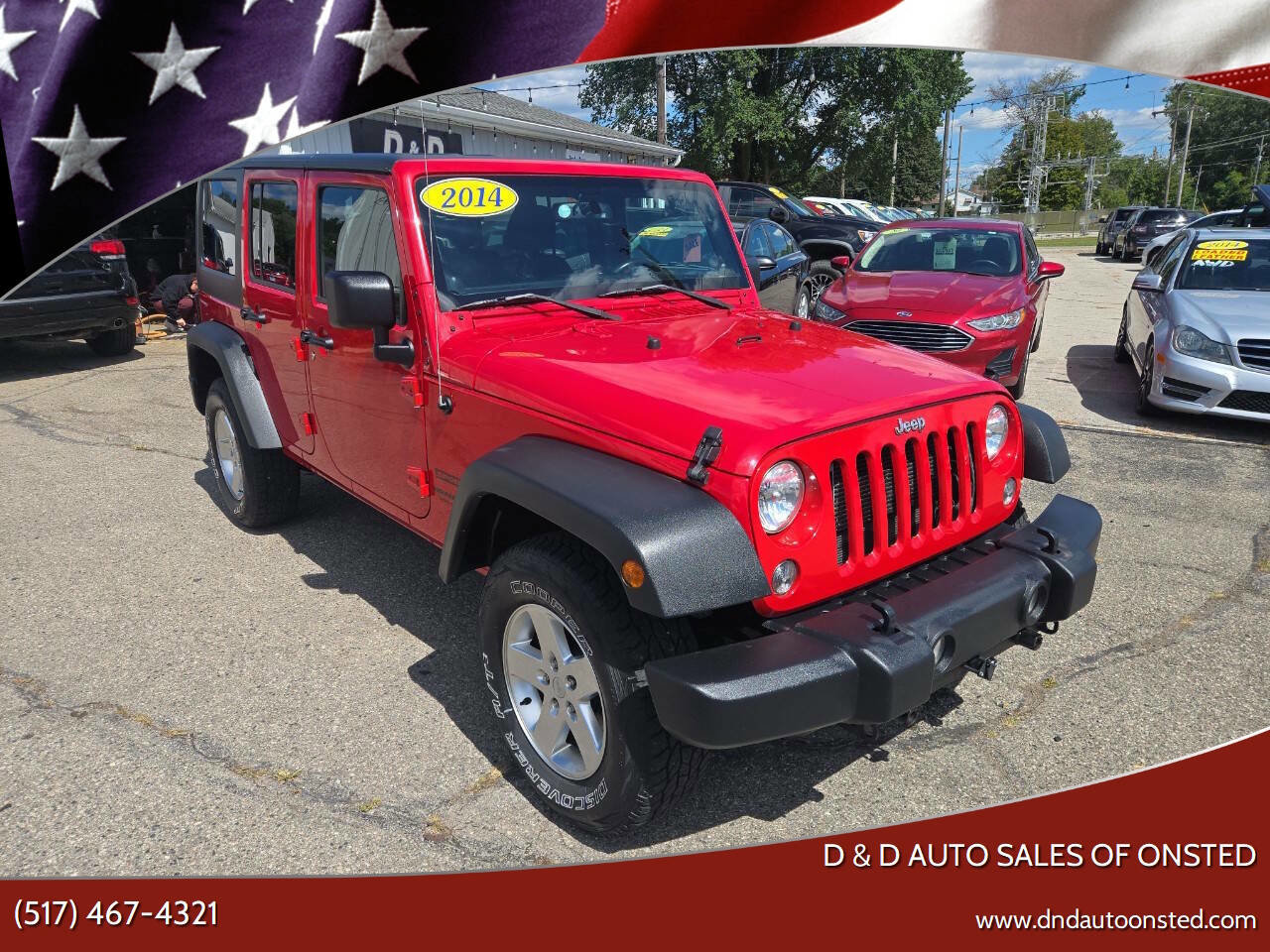 Used 2014 Jeep Wrangler Unlimited Sport w/ Quick Order Package 24S image 1