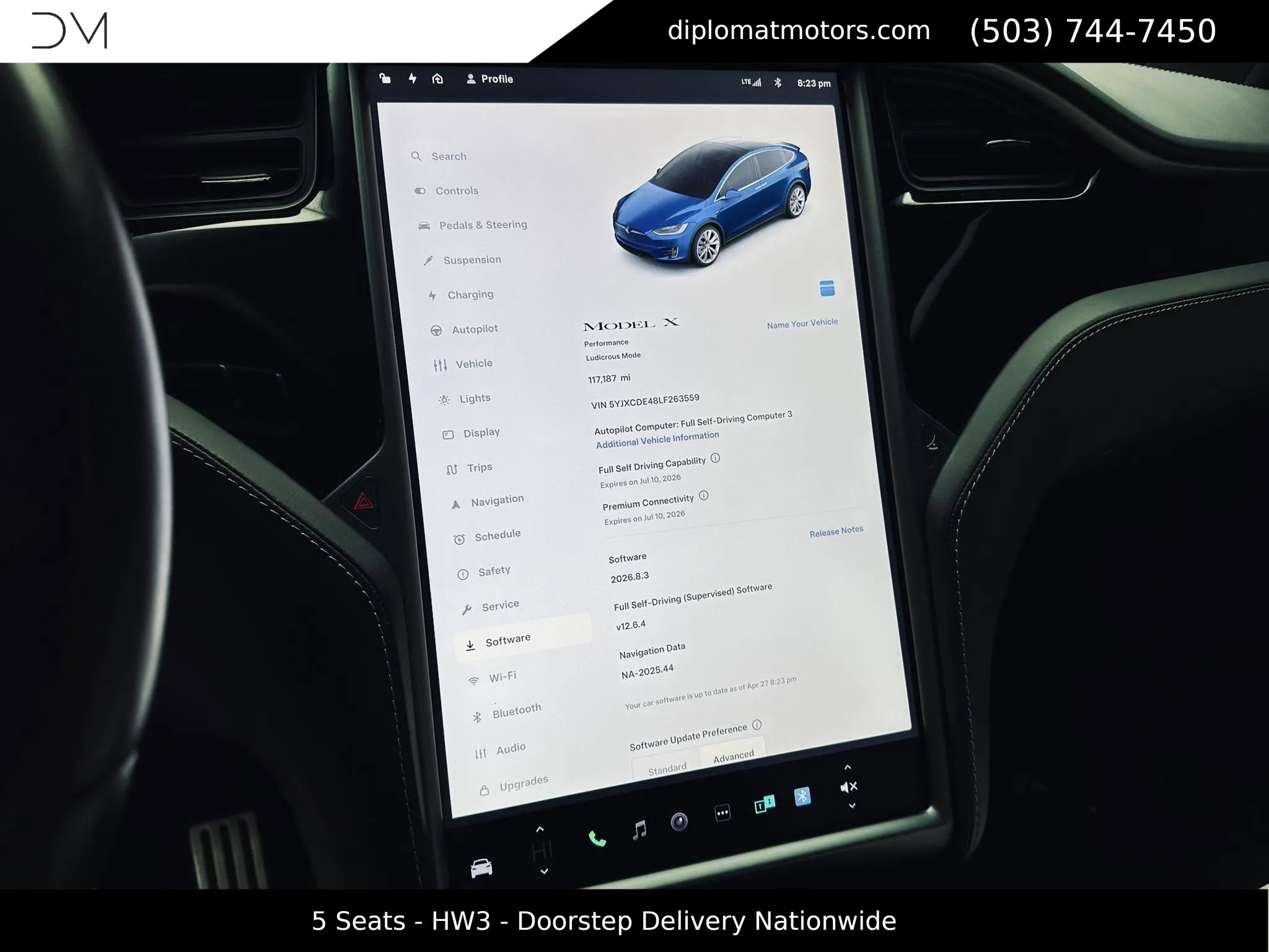 Used 2020 Tesla Model X Performance AWD/4WD image 33
