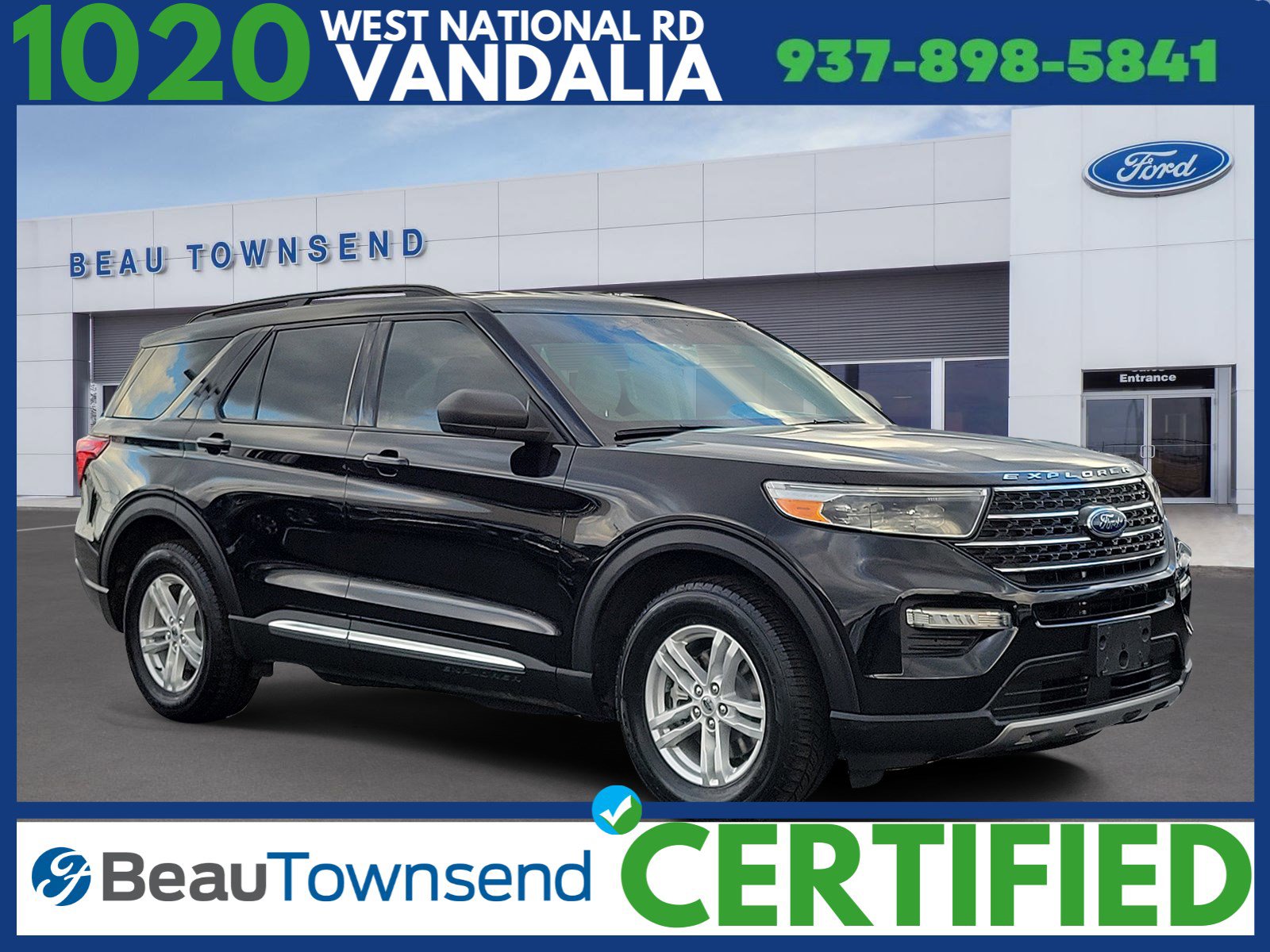 Certified 2020 Ford Explorer XLT w/ Equipment Group 202A