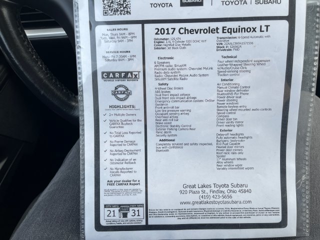 Used 2017 Chevrolet Equinox LT w/ Convenience Package FWD image 27