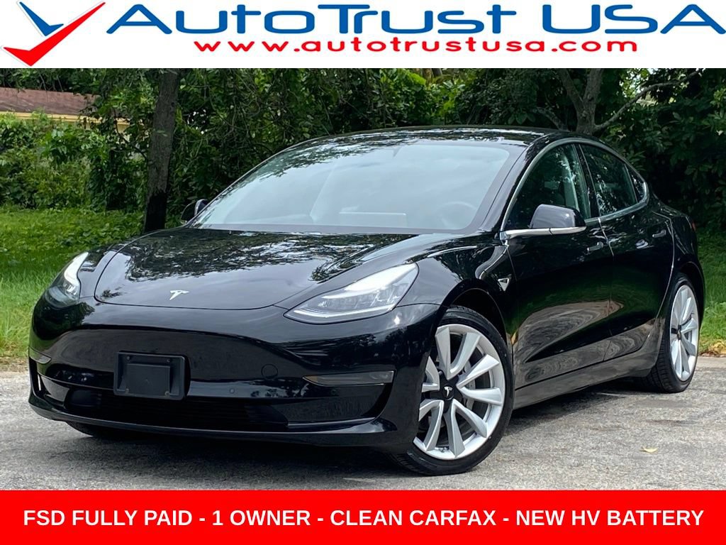 Used 2020 Tesla Model 3 Long Range AWD/4WD image 1