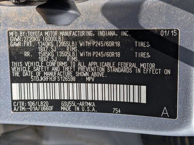 Used 2015 Toyota Highlander XLE AWD/4WD image 21